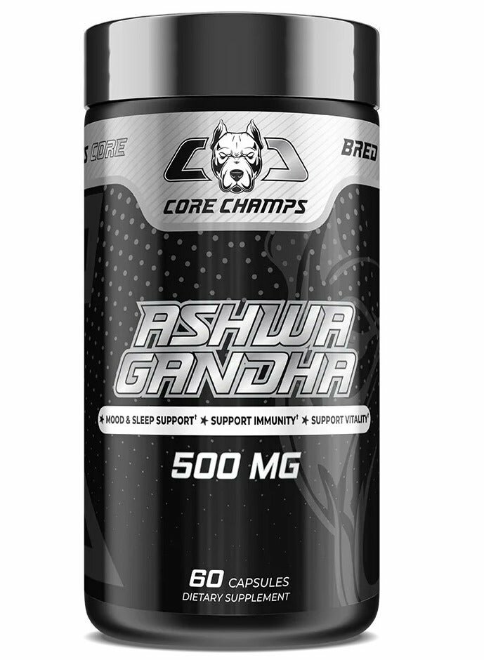 Ashwagandha Core Champs 60 капсул — ашваганда для стресса, сна и энергии
