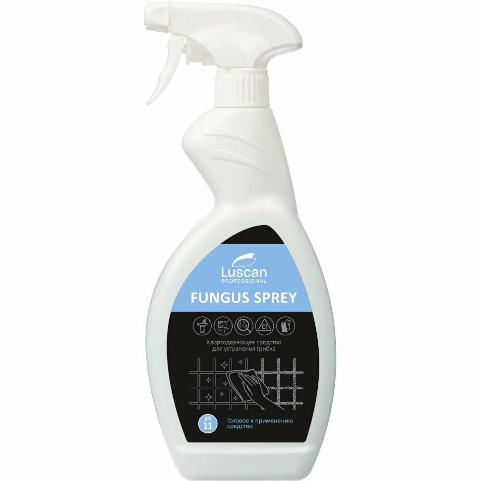 Профхим сантех д/удален плесени, дез, хлор Luscan Prof/Fungus Sprаy,0,5л_т/р, 2073557