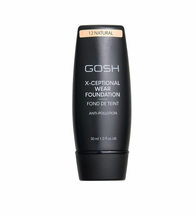 GOSH Тональный крем для лица X-Ceptional Wear Foundation, 12 Natural, 35 мл