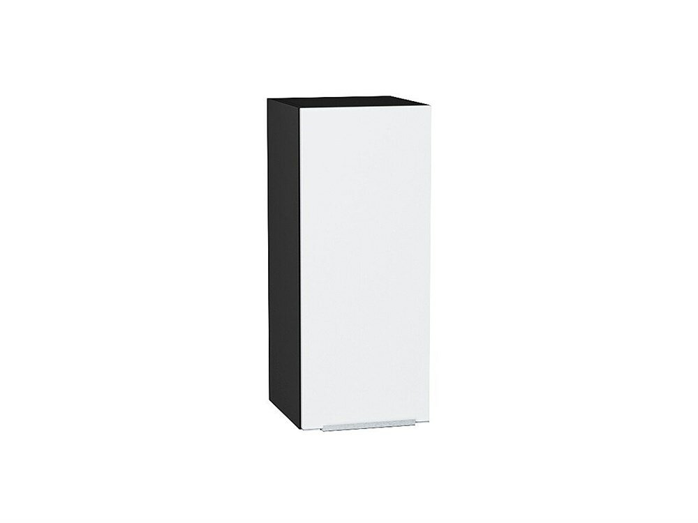 VVT Шкаф верхний с 1-ой дверцей Фьюжн Graphite, Silky White, 720, 300 В*Ш*Г 716*300*320, фасад МДФ Silky White, корпус Graphite Silky White