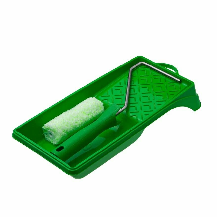 Набор для дерева: валик 110 мм, микрофибра; ванночка 400 мл, акор Мастер — фото 1