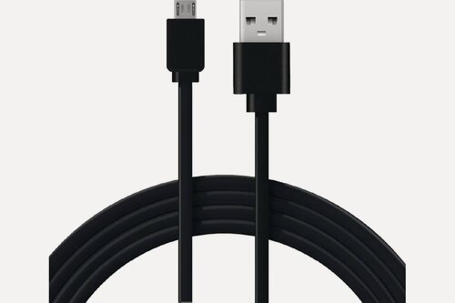 Изображение товара REXANT USB micro USB кабель плоский 1м черный, универсальный, модель 18-4270