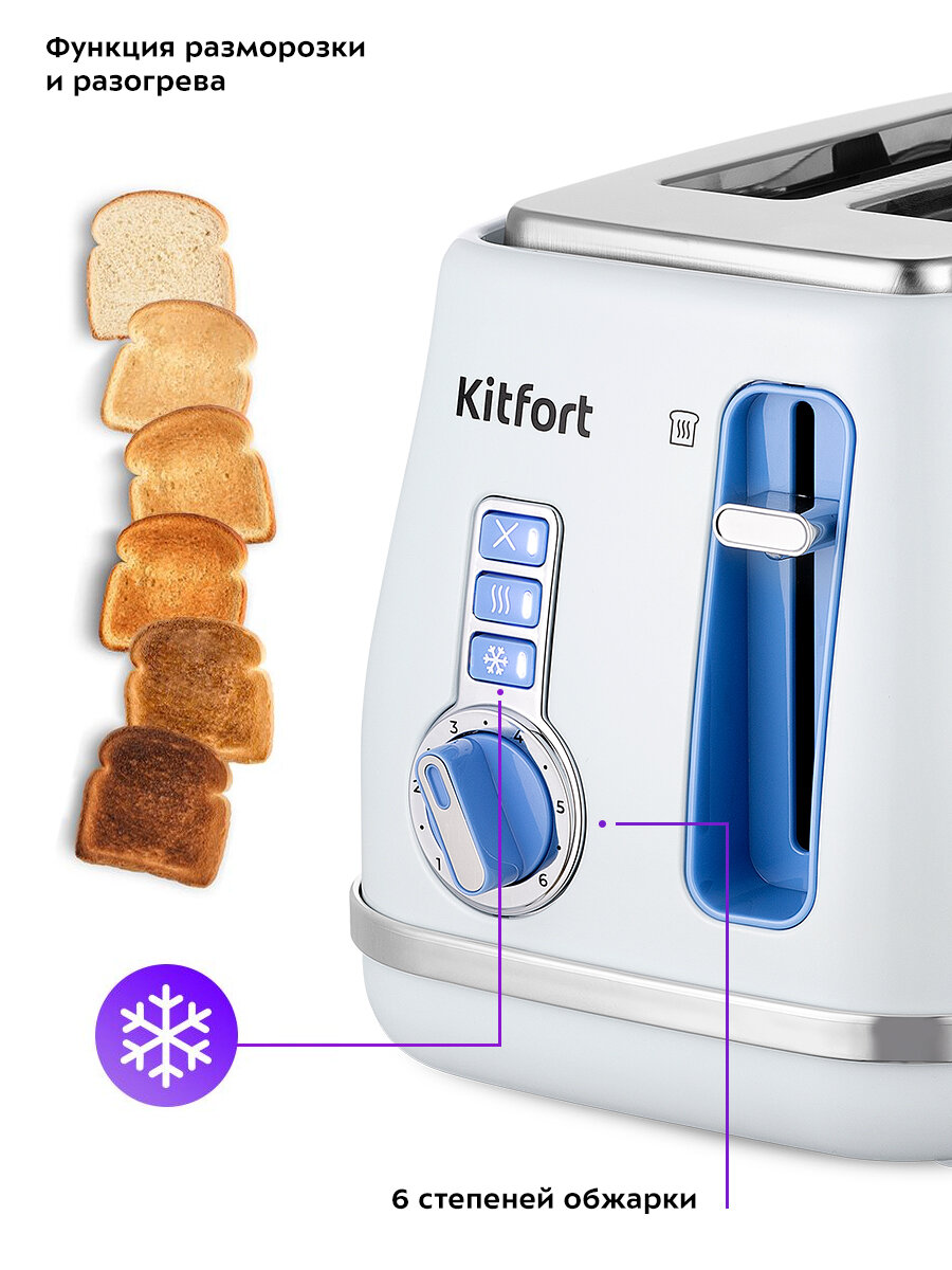 Тостер Kitfort КТ-6213 — фото 1