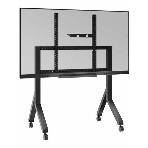 фото Стойка для телевизора 70"-110" onkron ts2081 напольная, стойка для интерактивной панели до 125 кг, чёрная