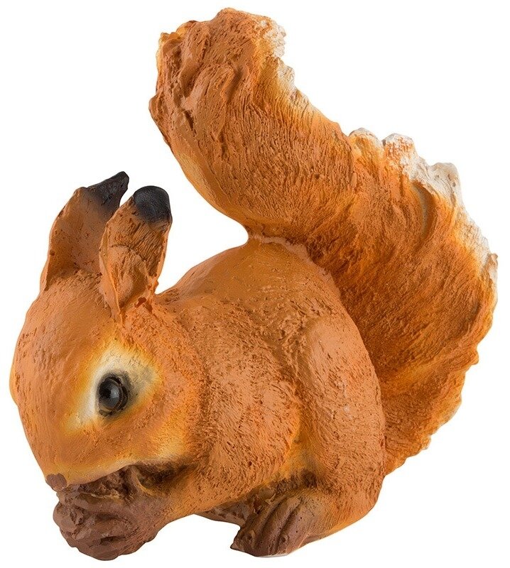 Фигурка садовая PARK / Парк Белка грызет желудь декоративная из полистоуна 28х18х9см / дом и сад