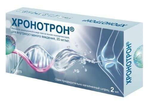Картинки Хронотрон, имплантат в виде геля 20 мг/мл, шприц, 2 мл