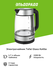 Электрочайник Tefal Glass Kettle KI700830 черный/серебристый