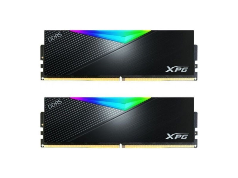 Память DIMM DDR5 32Gb (2x16Gb) PC54400 6800Mhz CL34 XPG LANCER RGB (AX5U6800C3416G-DCLARBK)