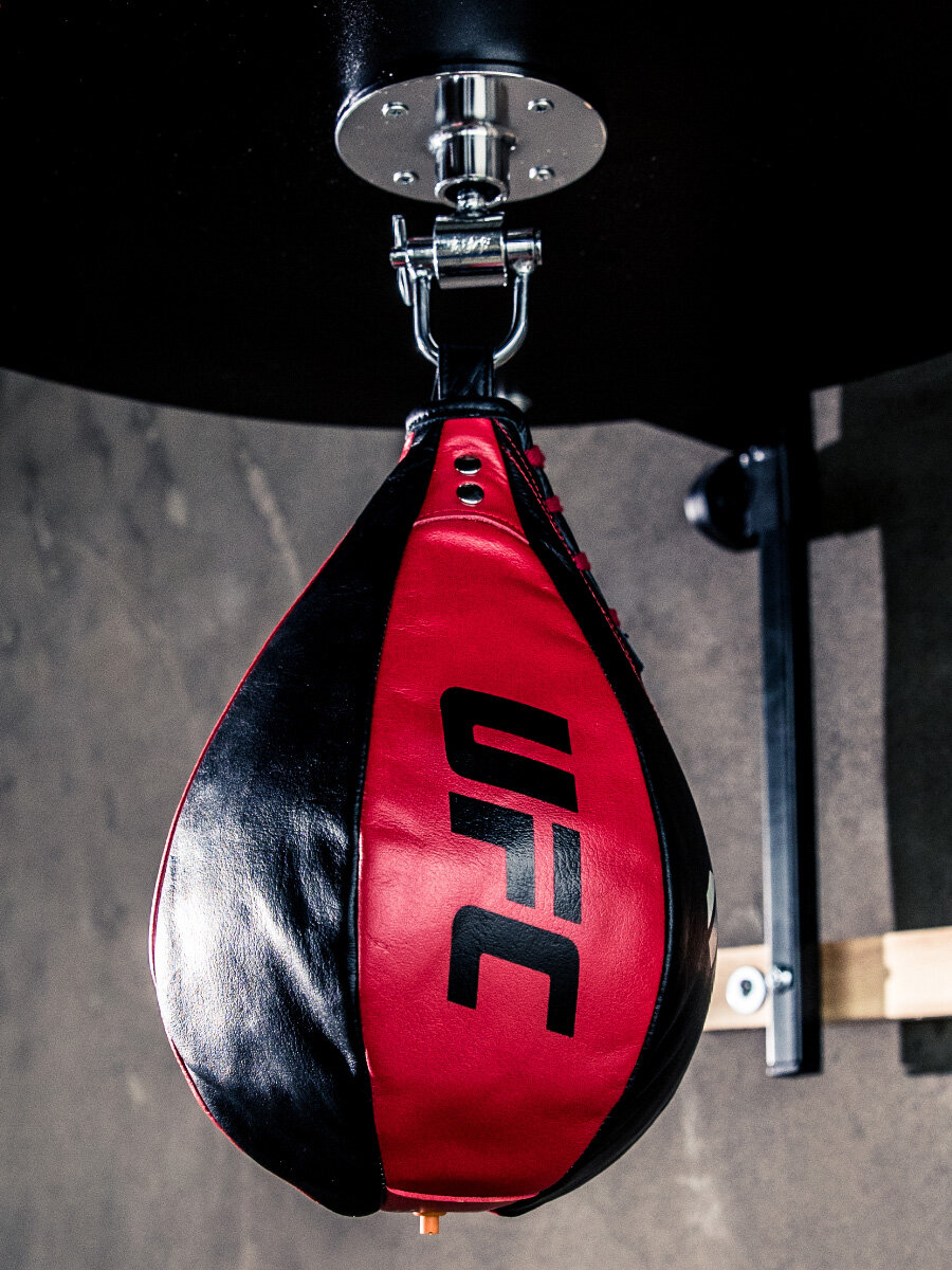 Кожаная груша скоростная UFC 10"х7" — фото 1