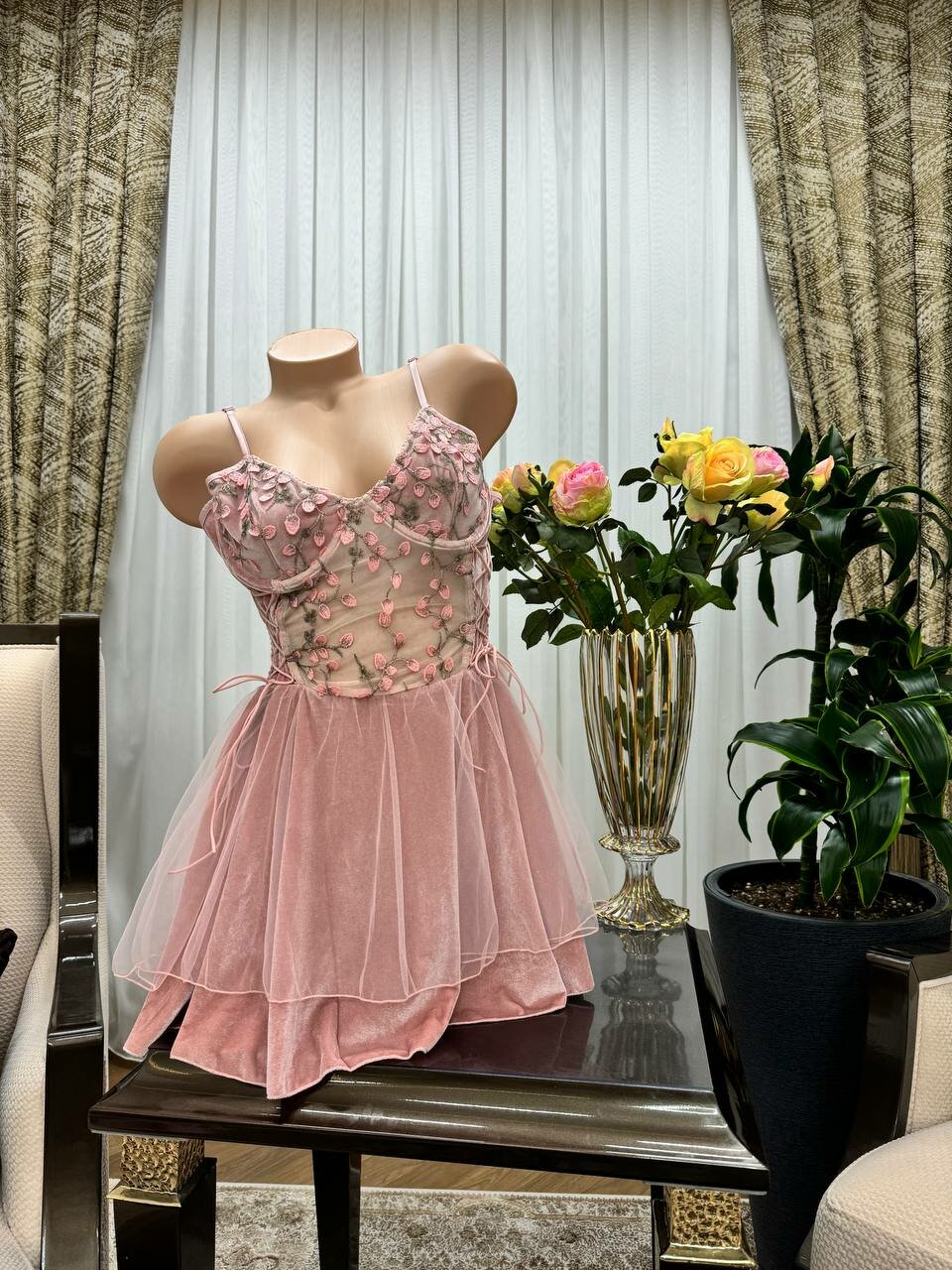 Пеньюар  Romantic Style, размер L, Розовый 1