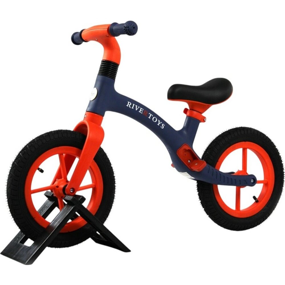 Детский беговел RiverToys (HB-001) (синий) 2+