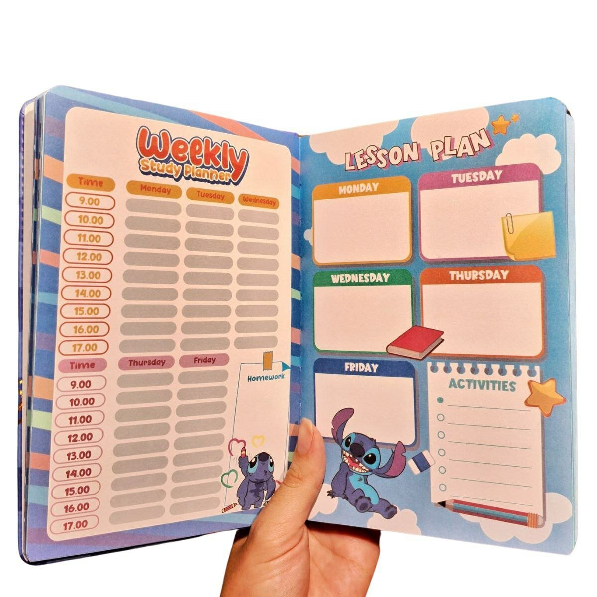 Блокнот "Stich Planner", премиум-класс, A6, дизайнерская бумага — фото 1