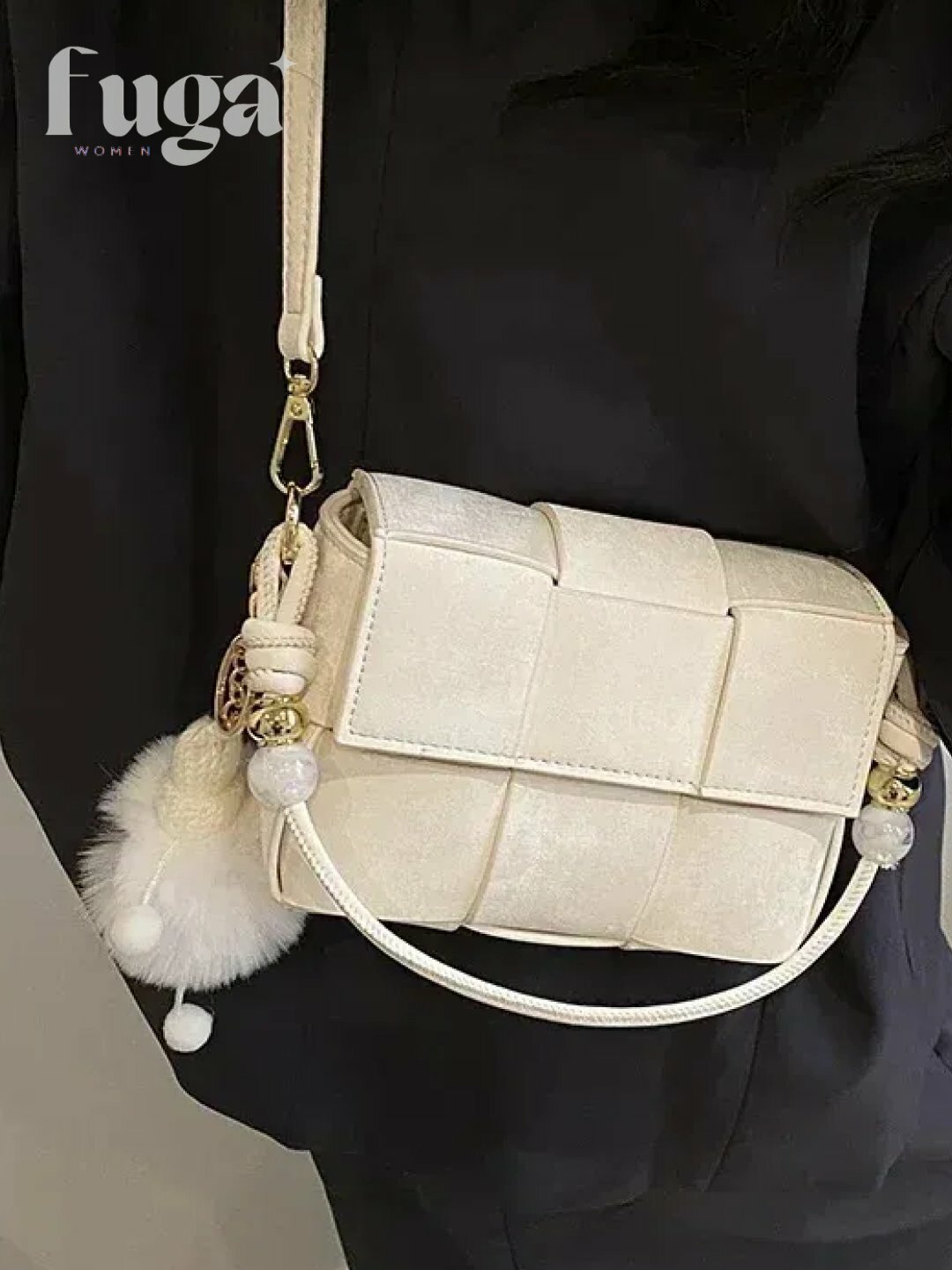 Сумка  FUGA Woven Mini, белый