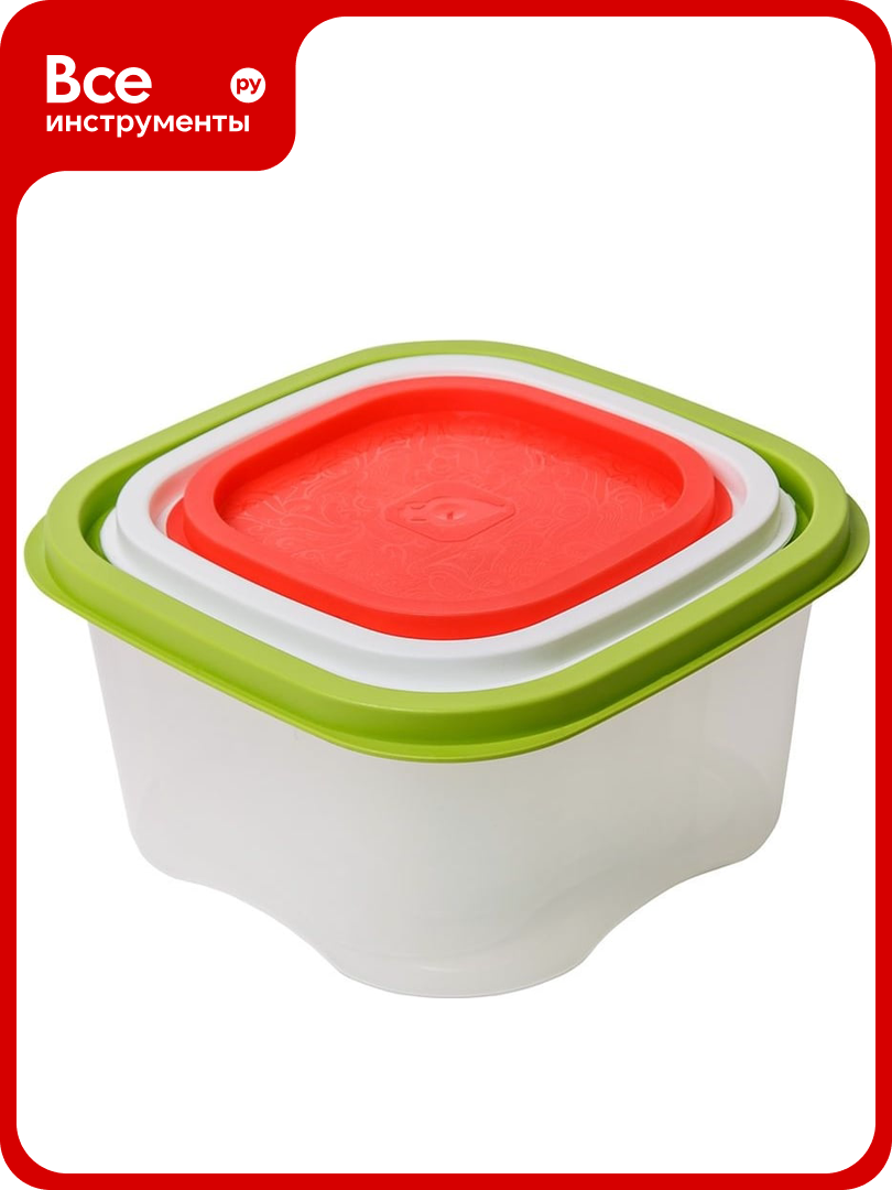 Набор Архимед Фокус 3 шт 0.23 л+0.4 л+0.73 л Р2117