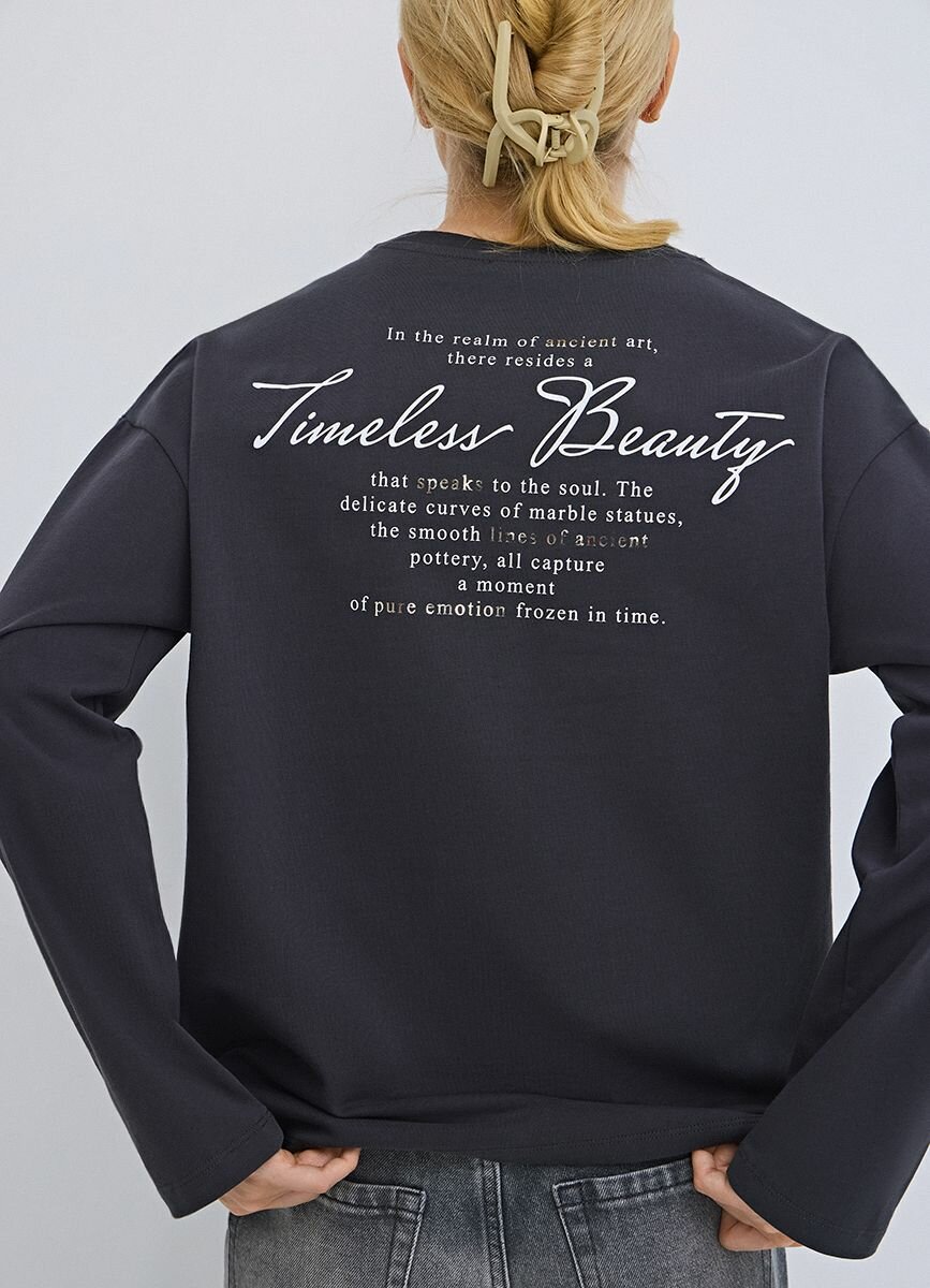 Джемпер O'STIN LT4863O02-97, размер S, , темно-серый