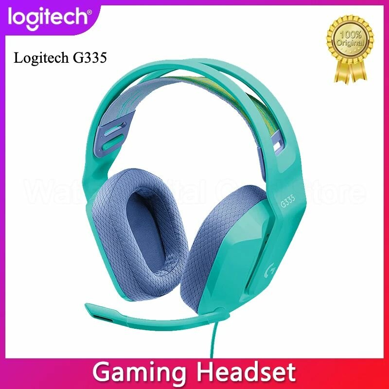 Logitech G335 Микрофон проводной игровой гарнитуры с виртуальным объемным звуком 7.1 стерео
