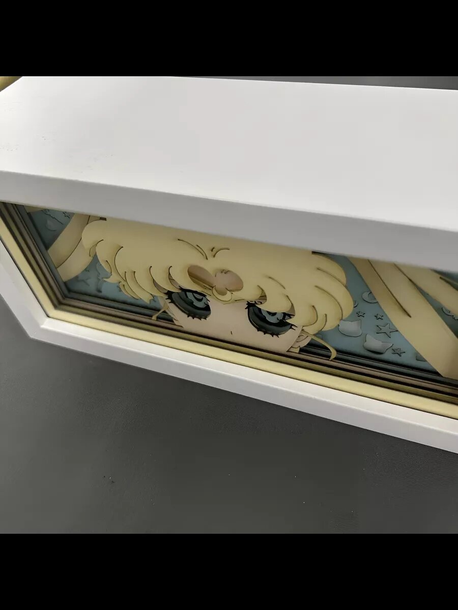 Лайтбокс аниме ночник 3D Сейлор Мун (Sailor Moon) от Mygeekhobbies — фото 1
