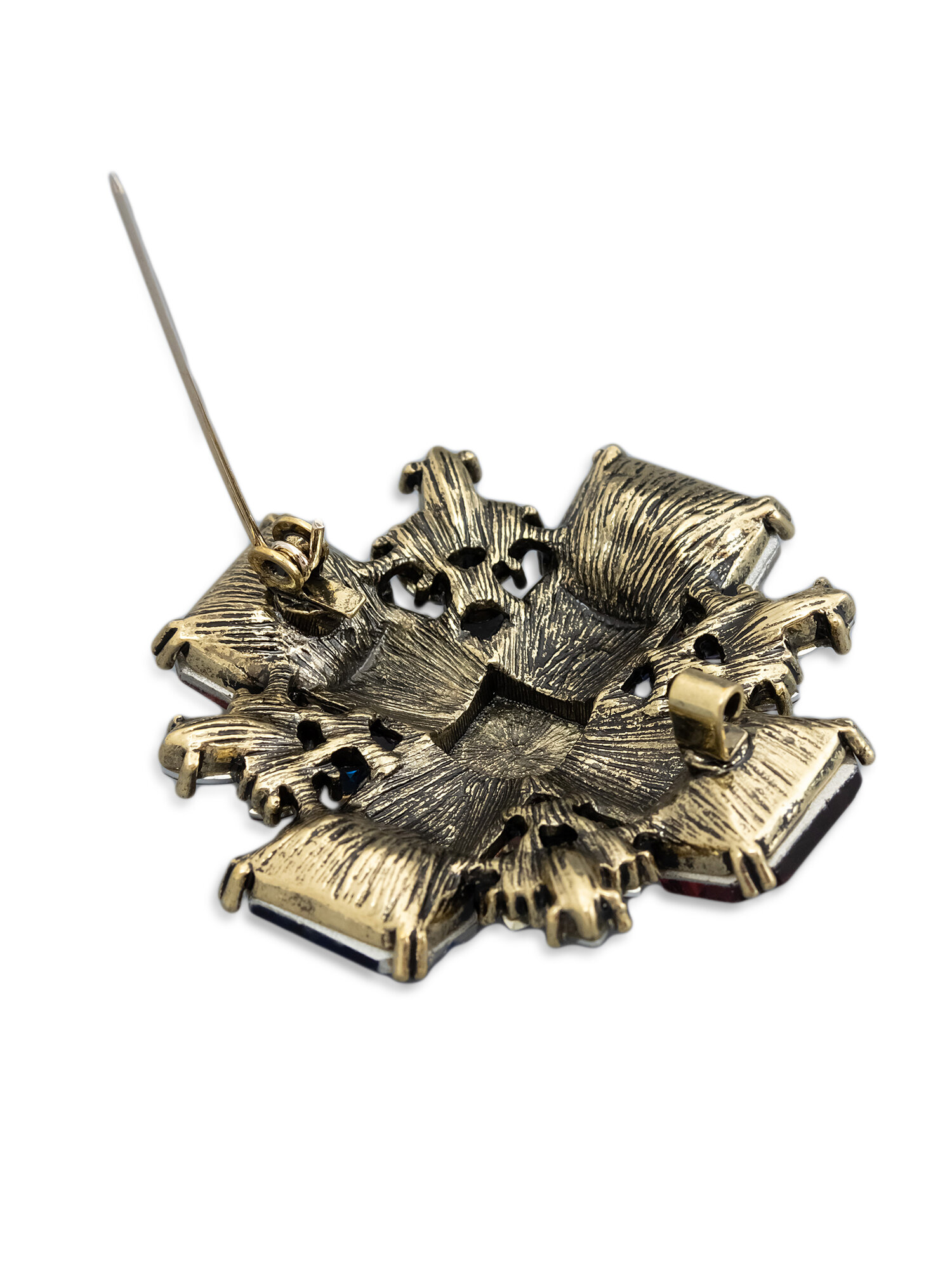 Брошь ЖемАрт, кристалл, 1 шт. — фото 1