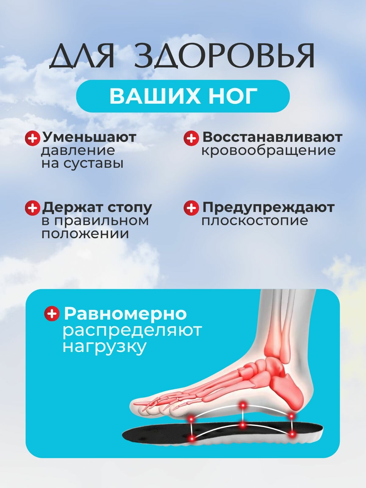 Картинки Стельки ортопедические 37 - 38 размер мягкие для обуви амортизирующие с анатомическим эффектом памяти