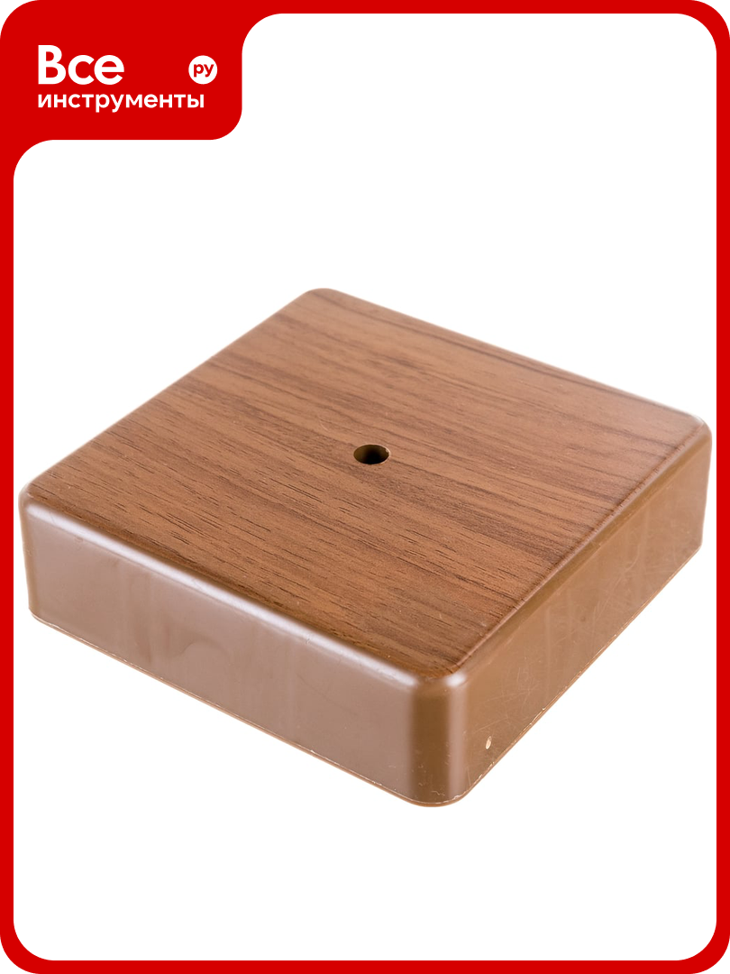 Распаечная коробка IEK КМ для о/п 100x100x29мм дуб UKO10-100-100-029-K24-E