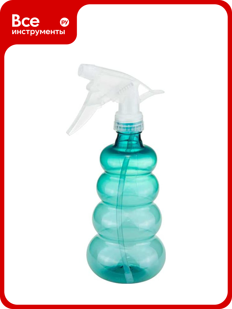 Опрыскиватель IDEA роса М 2152 аквамарин прозрачный 1 л, для ухода за комнатными растениями