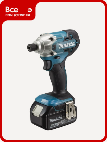 Изображение товара Ударный шуруповерт Makita LXT DTD156RFE, щеточный двигатель 155 Нм, для выполнения различных задач с высокой силой