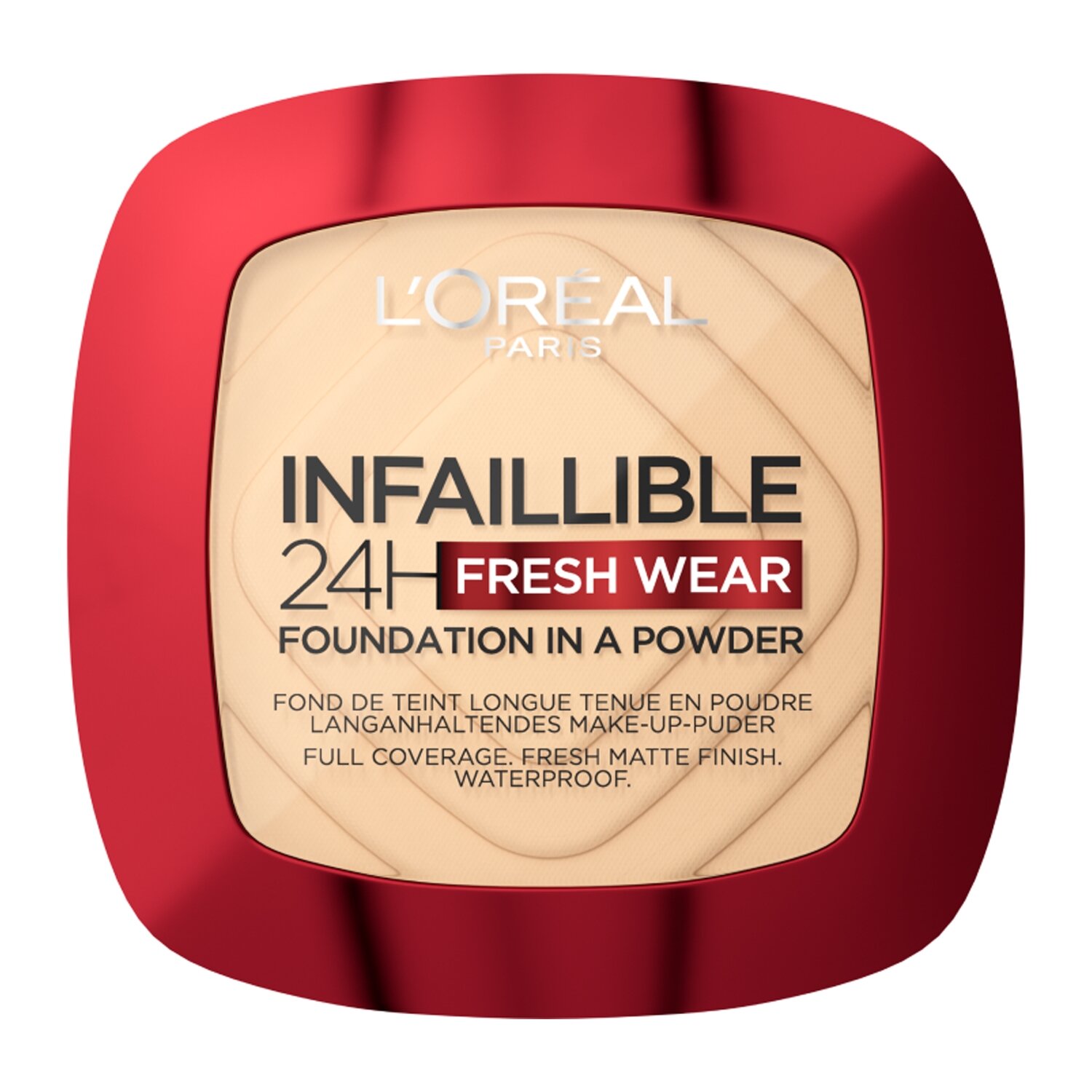 Пудра LOREAL Infaillible Fresh, оттенок 130, для жирной кожи, компактная, 9 г