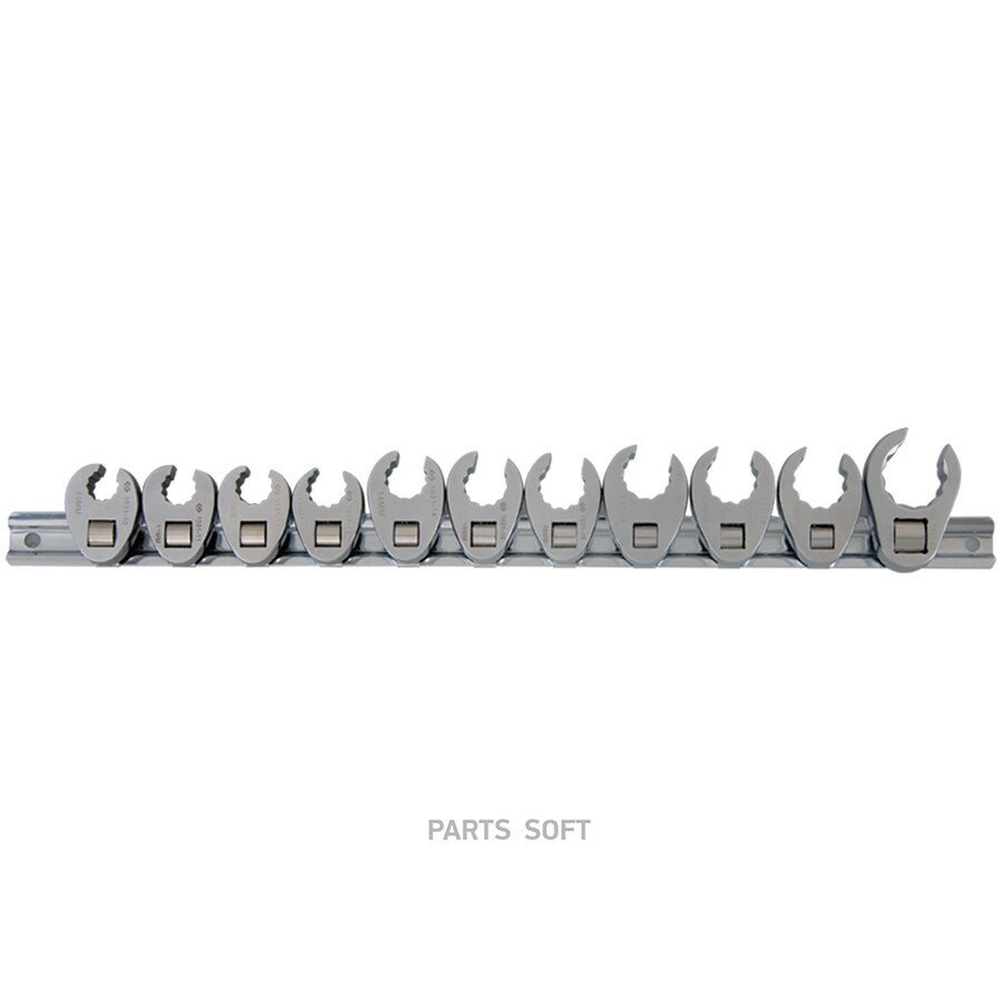 KING TONY Набор разрезных ключей 3/8&1/2 (воронья лапка) 10-22 мм 11 предметов от официального дистрибьютора KING TONY артикул 1E11MR