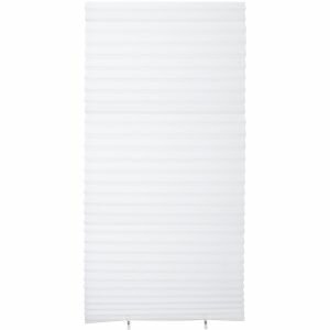 Шторы-плиссе самоклеящиеся рыжий КОТ Skandi размер 60х180см блэкаут цвет белый