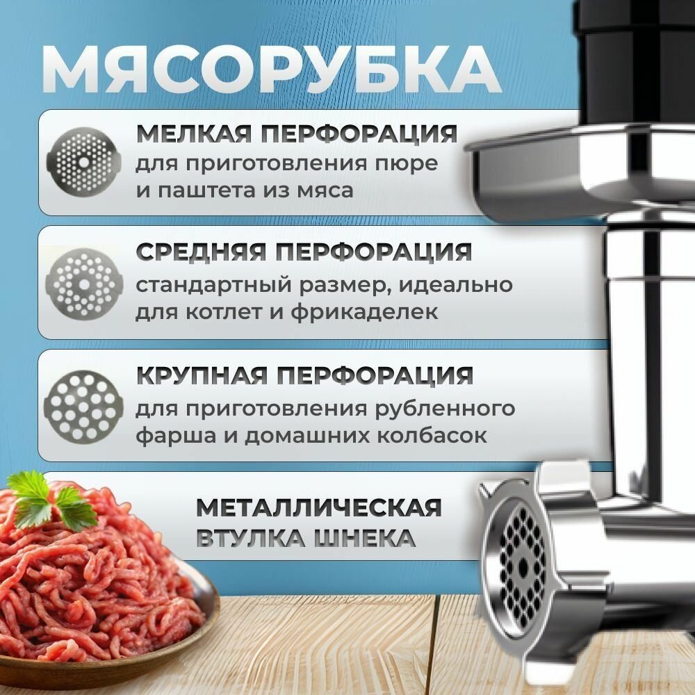 Изображение Кухонный комбайн, мясорубка, блендер, машина для приготовления пищи