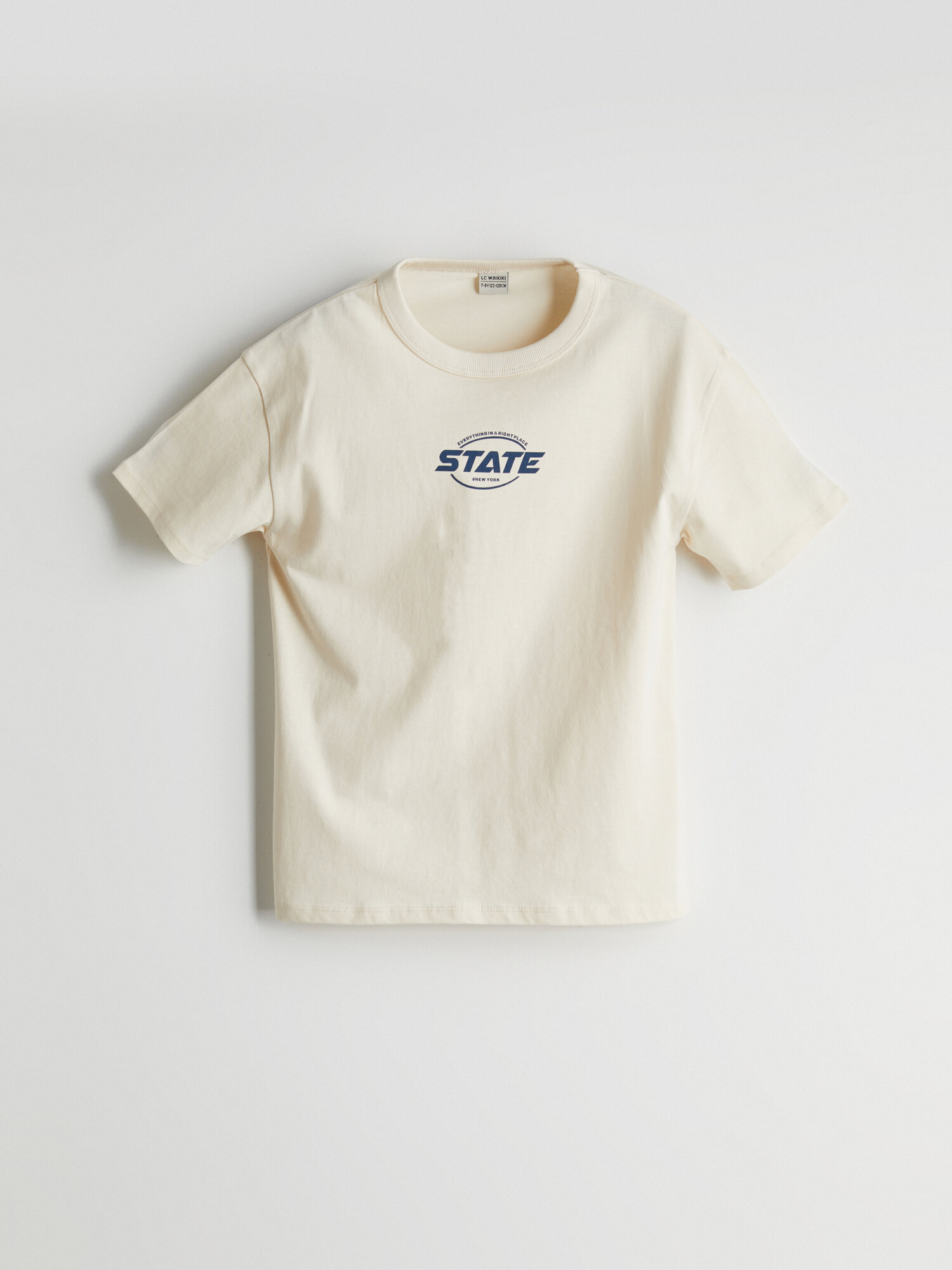 Футболка LC Waikiki размер 10-11 лет светло-бежевый