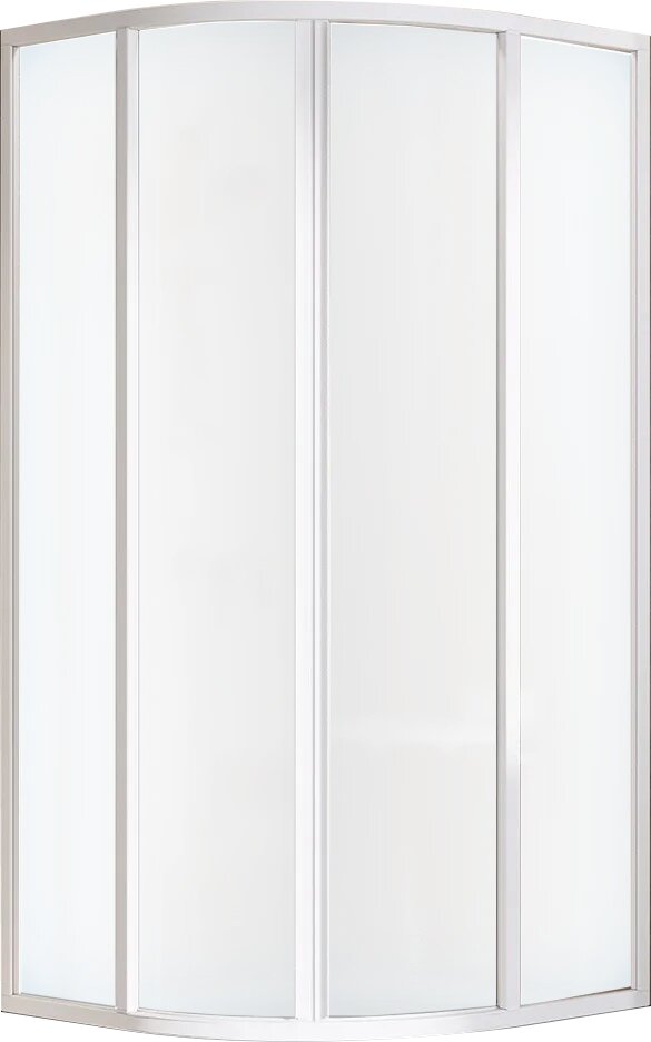 Душевой уголок Ravak Supernova SKCP4-90 195 без поддона стеклянный 90x90 с матовым стеклом раздвижной белый