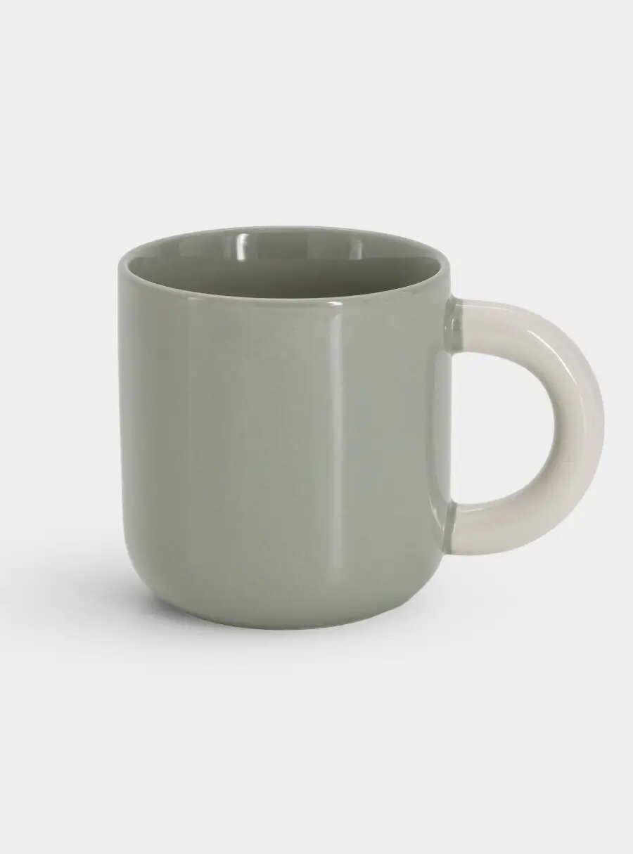 Кружка 370 мл серая Шербет