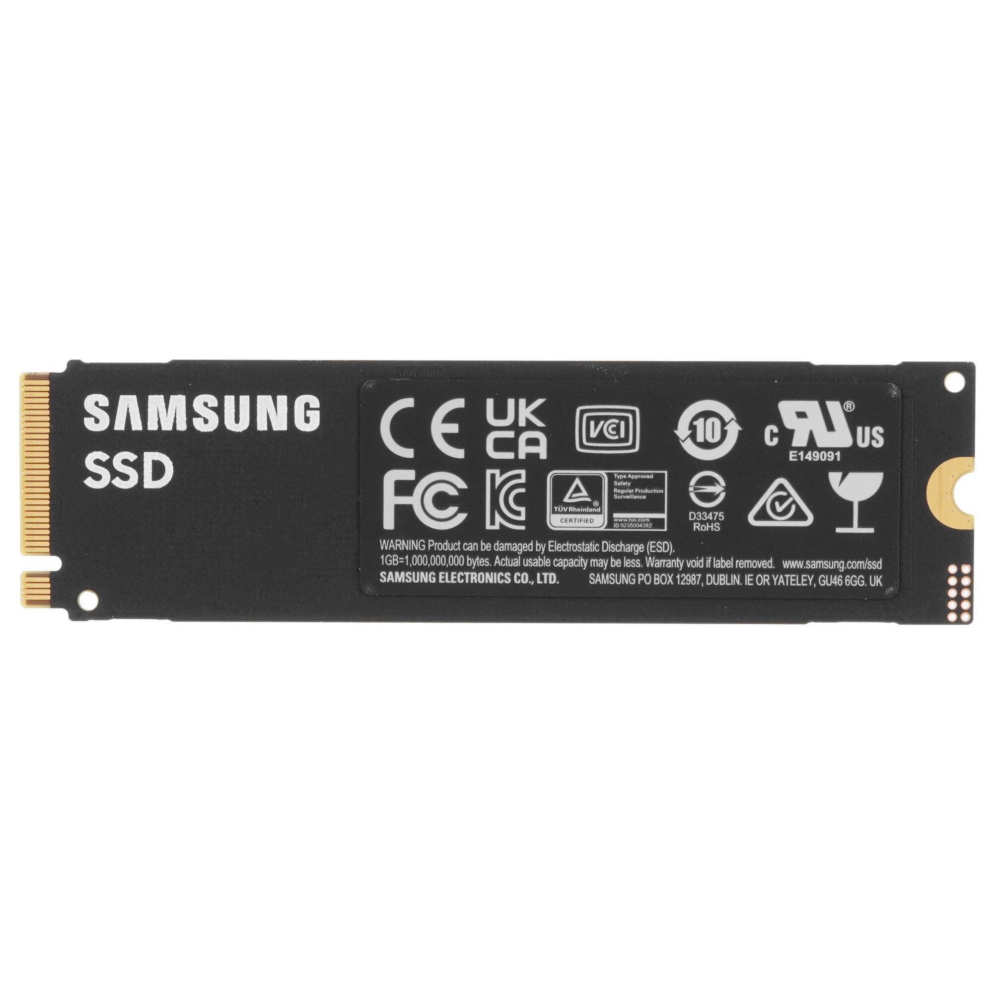 Твердотельный накопитель Samsung 990 Pro 2Tb, форм-фактор M.2, интерфейс PCIe 4.0