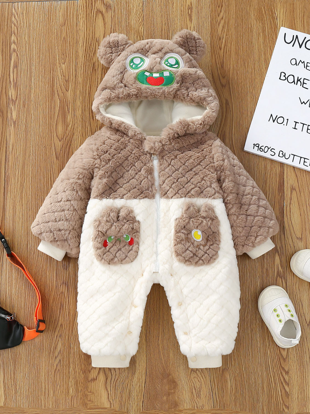 Куртка для младенцев, зимняя одежда для детей, комбинезон, детская одежда — фото 1