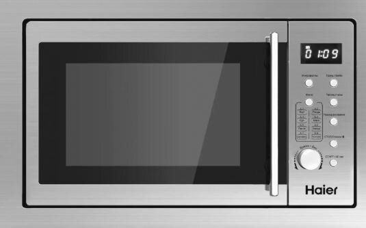 Встраиваемая микроволновая печь HAIER HMX-BDG259LX серебристый