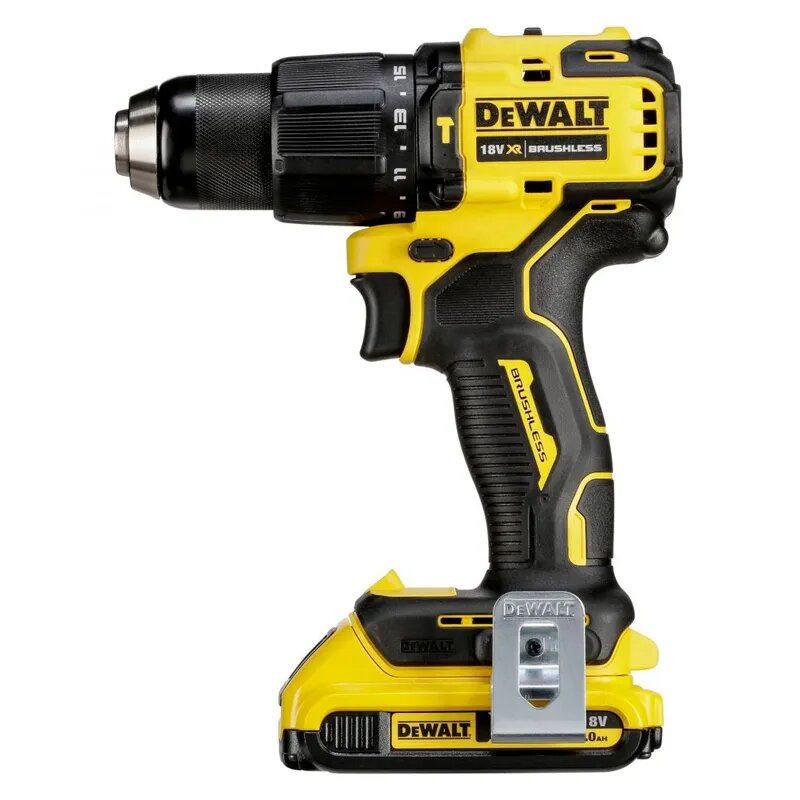 Аккумуляторная дрель-шуруповерт DeWALT DCD709D2T-QW — фото 1