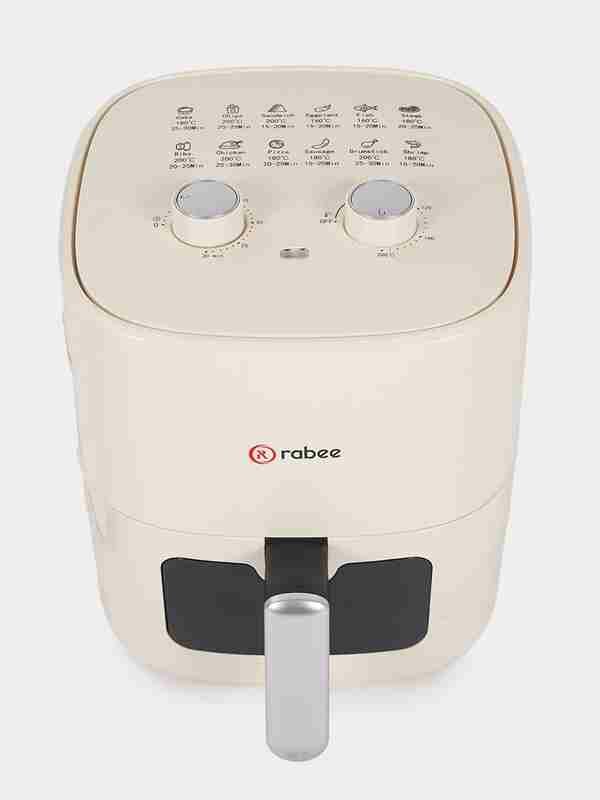 Аэрогриль Rabee 5.5 л — фритюрница без масла, 8 программ, для правильного питания — фото 1