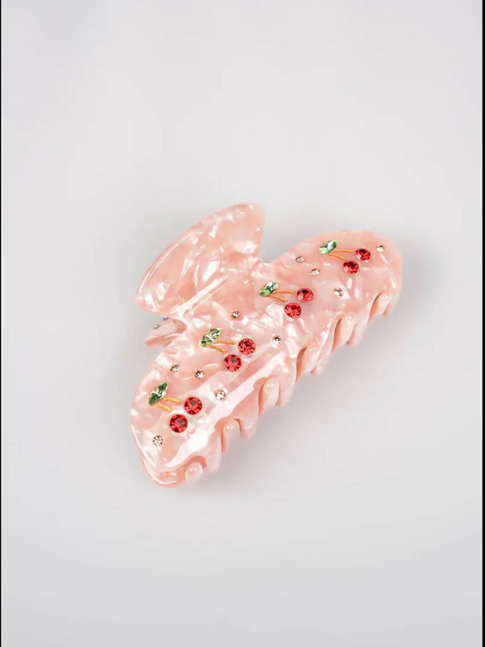 Крабик заколка в стиле "Вишня", заколка для женщин, женские заколки