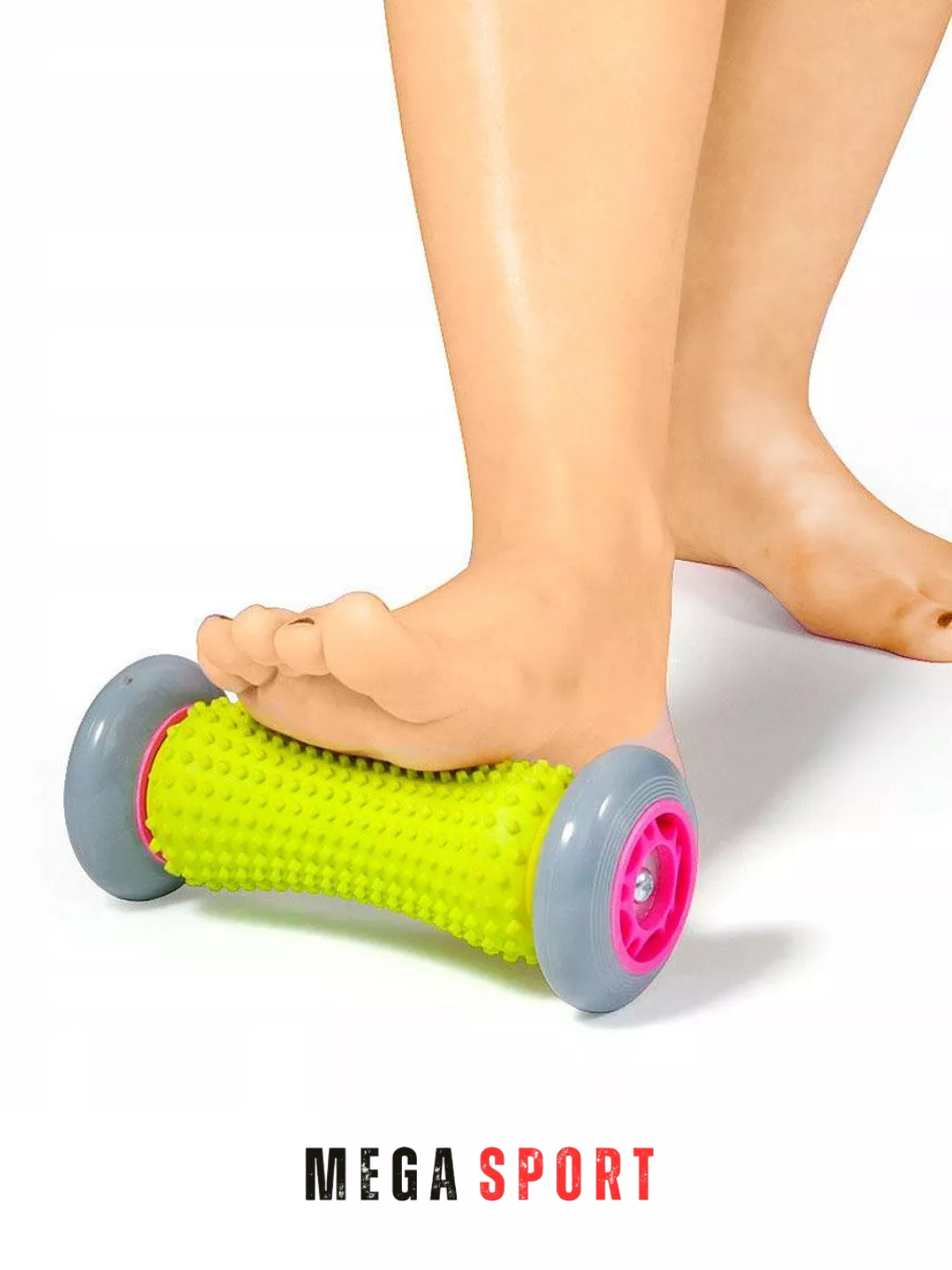 Массажный ролик универсальный для рук, стоп и шеи_SERIY_YASHIL — фото 1