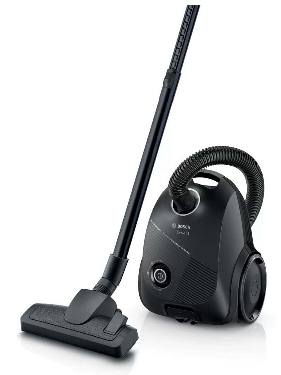 Пылесос Bosch BGLS2BA2 черный (потребление: 600 Вт, шум 80дБ)