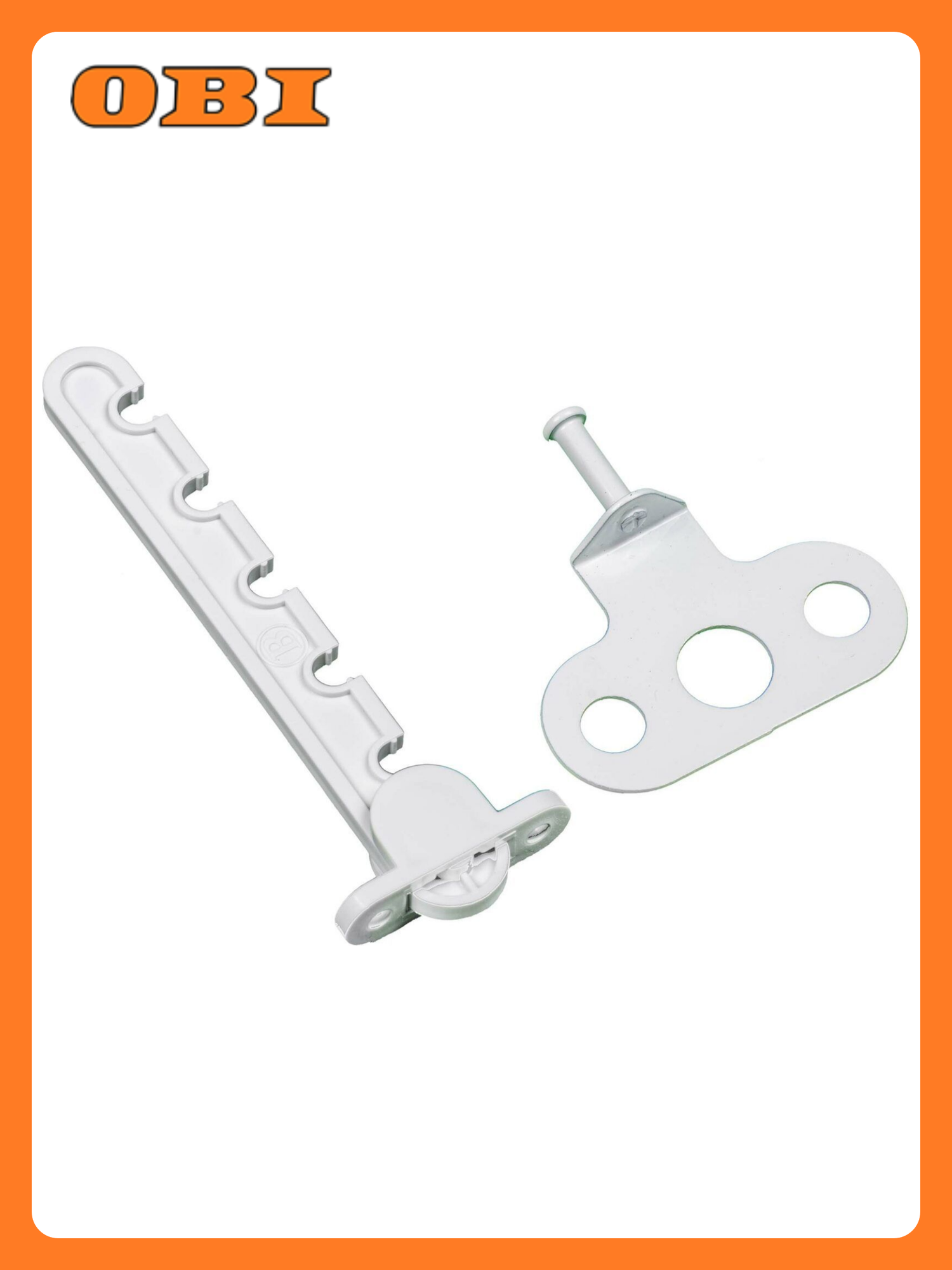 Ограничитель для окон ПВХ Левша 5-ти позиционный белый У1-5669. Б