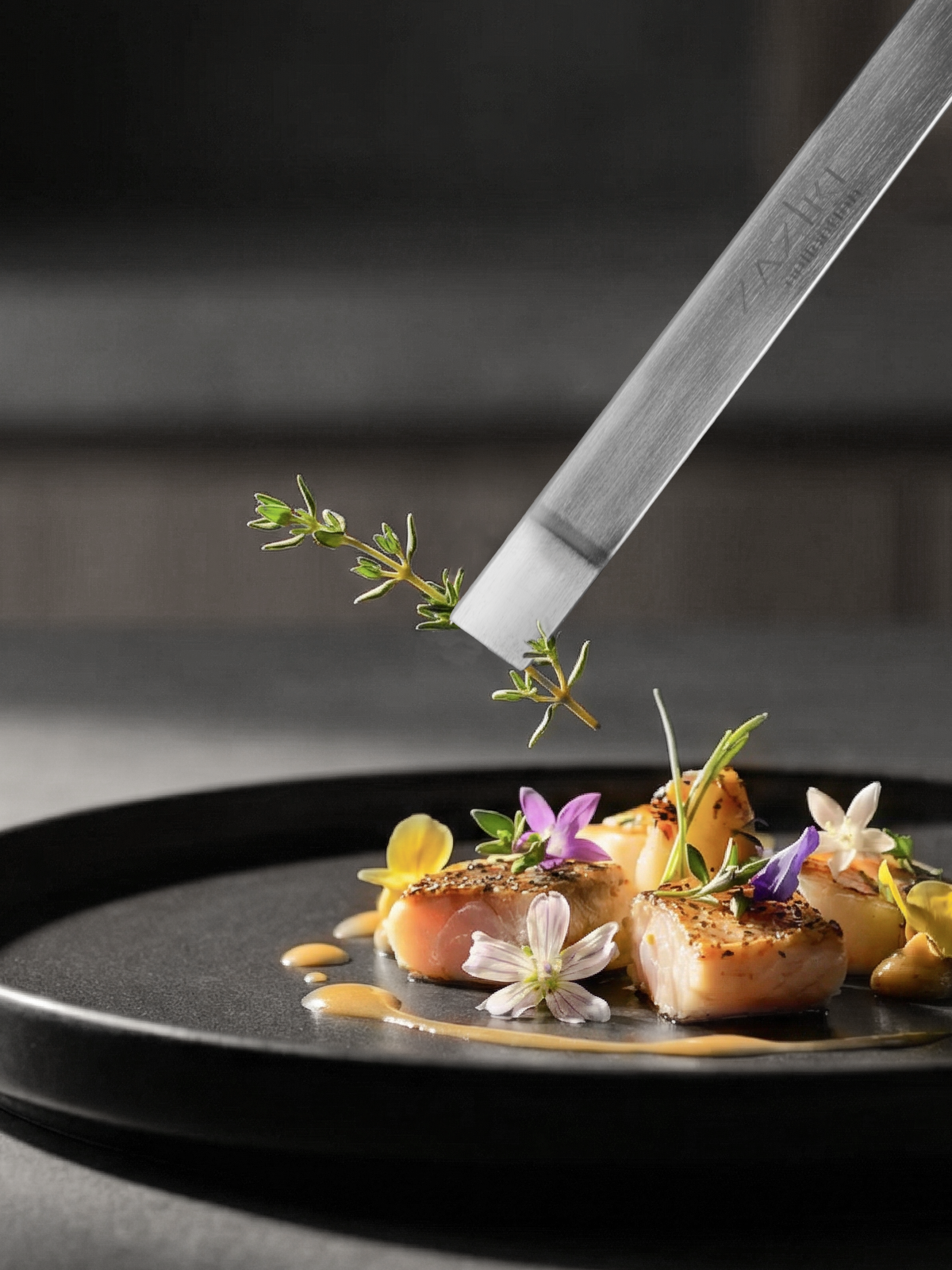 Кухонный кулинарный пинцет для рыбы и костей, птицы, украшения десертов и блюд ZAZIKI Esthete — фото 1