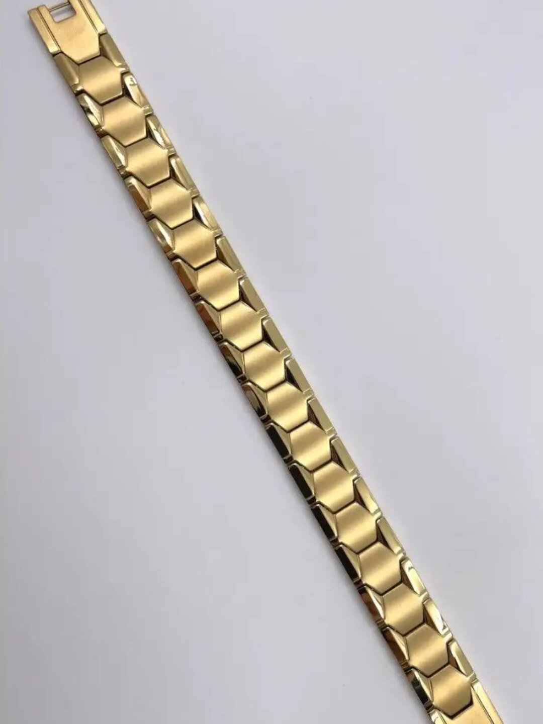 Жесткий браслет, 1 шт., размер 22 см, серый — фото 1