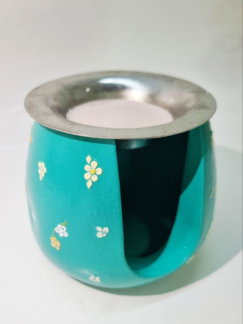 Набор. Аромалампа "Изысканное Наслаждение", с чайной свечой и аромасаше в подарок, ручная работа