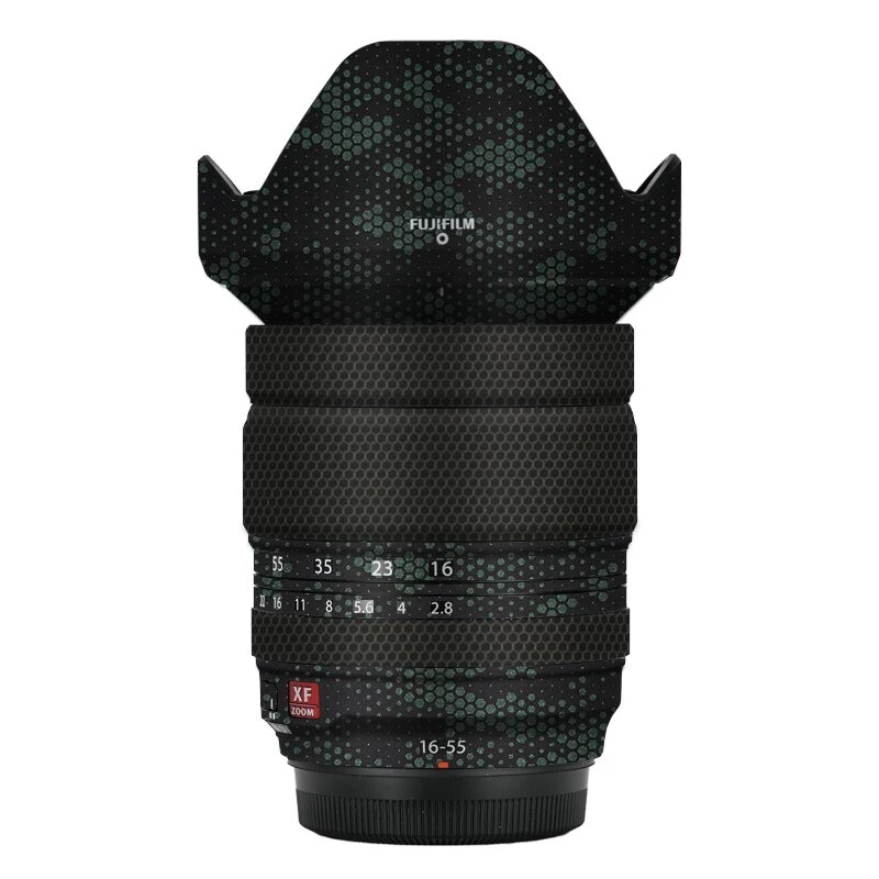 3M Fujifilm XF16-55F2.8 II Защитная пленка для объектива - Зеленая змеиная кожа, устойчивый к царапинам, высокая