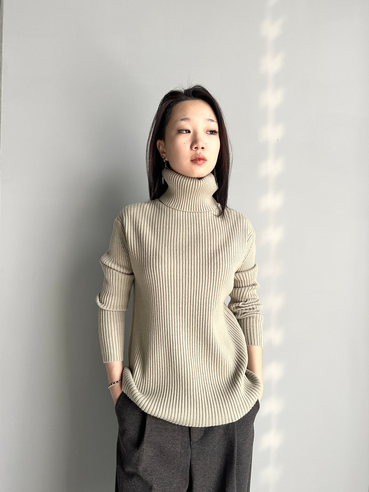 Водолазка Терракот, Бежевый