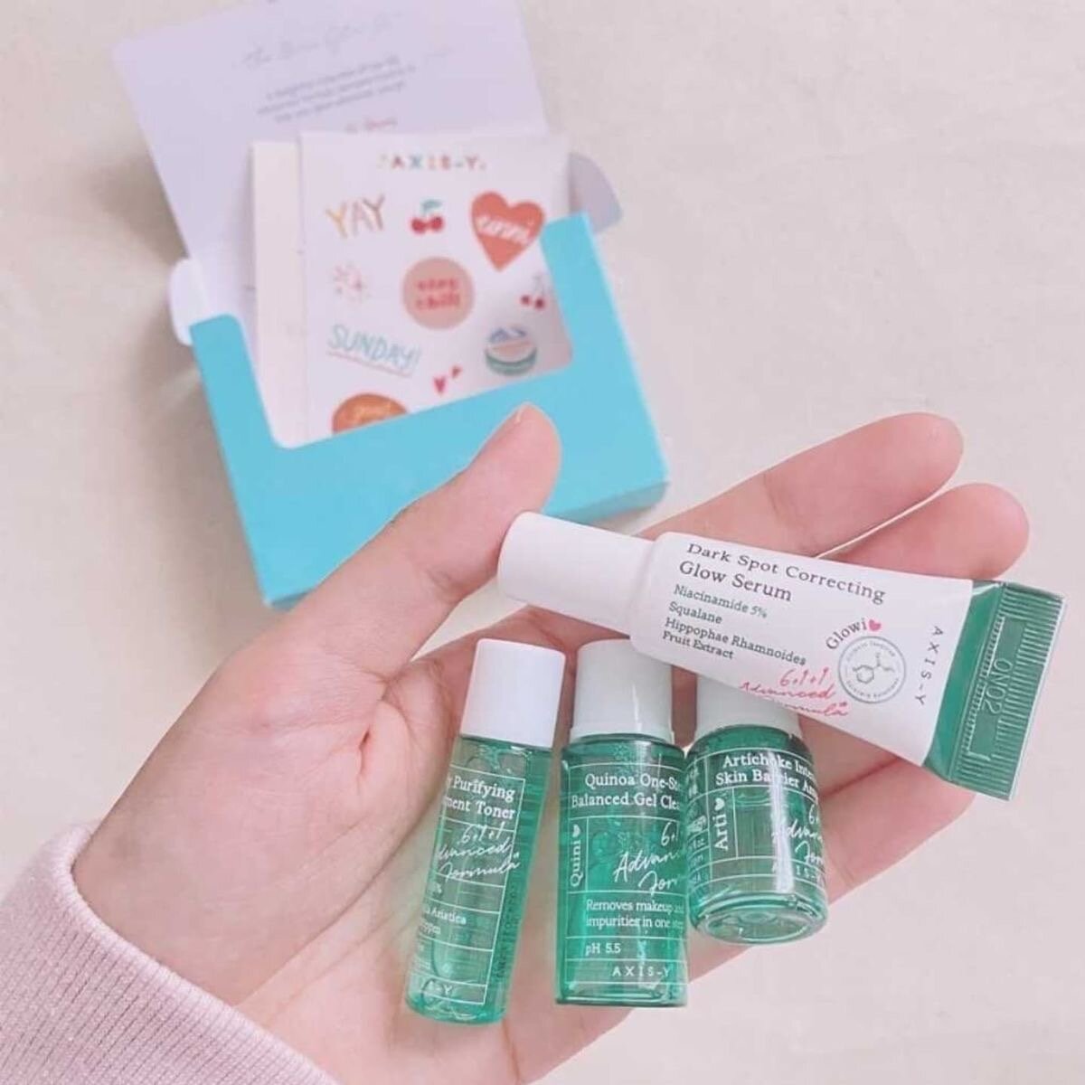 Успокаивающий набор AXIS-Y The Mini Glow Set, детская косметика и духи — фото 1