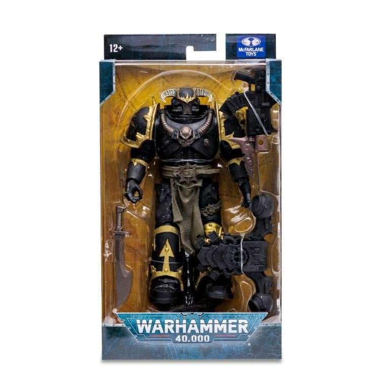 Warhammer 40,000 Chaos Space Marine, 7" (18 см), до 22 артикуляций, нож, болтер, рюкзак, база