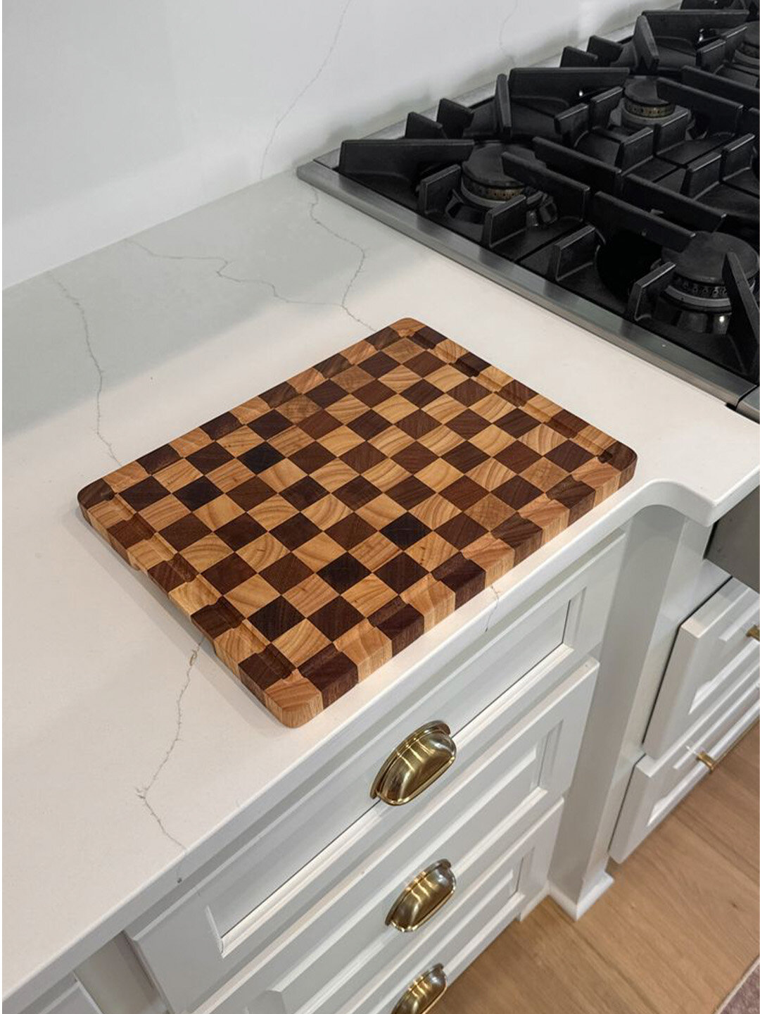 Доска разделочная из дерева акации, 37.8х28х3 см — фото 1